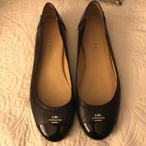 Black Coach Chelsea Flats